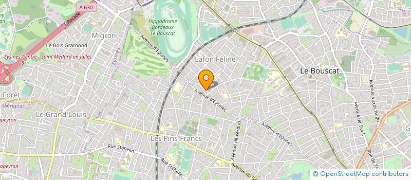 localisation de l'entreprise MONSIEUR ALAIN VARON  LE BOUSCAT