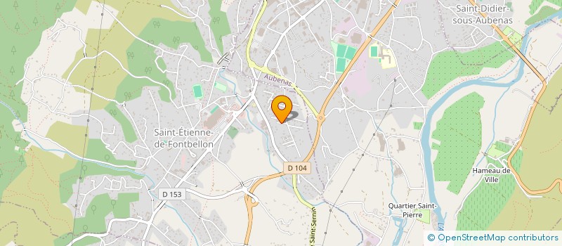 localisation de l'entreprise MONSIEUR ALAIN VARONA à AUBENAS