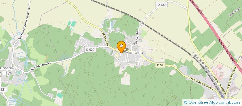 localisation de l'entreprise MONSIEUR ALAIN VAROTEAUX  MONTAIGU