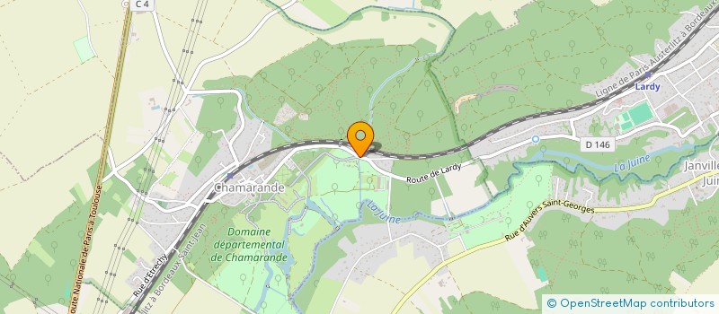 localisation de l'entreprise MONSIEUR ALAIN VASNER  CHAMARANDE