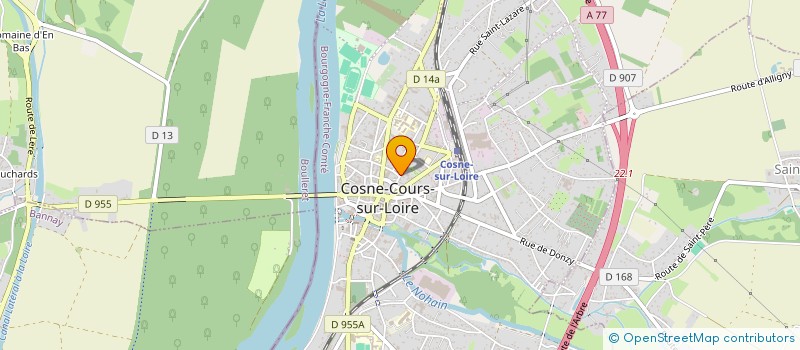 localisation de l'entreprise MONSIEUR ALAIN VASSENT à COSNE-COURS-SUR-LOIRE