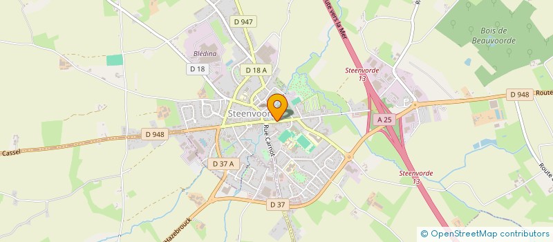 localisation de l'entreprise MONSIEUR ALAIN VASSEUR à STEENVOORDE