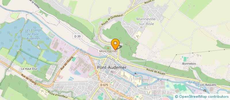 localisation de l'entreprise MONSIEUR ALAIN VASTINE  PONT-AUDEMER