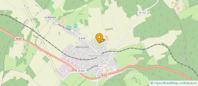 localisation de l'entreprise MONSIEUR ALAIN VAUCHIER  TREPOT