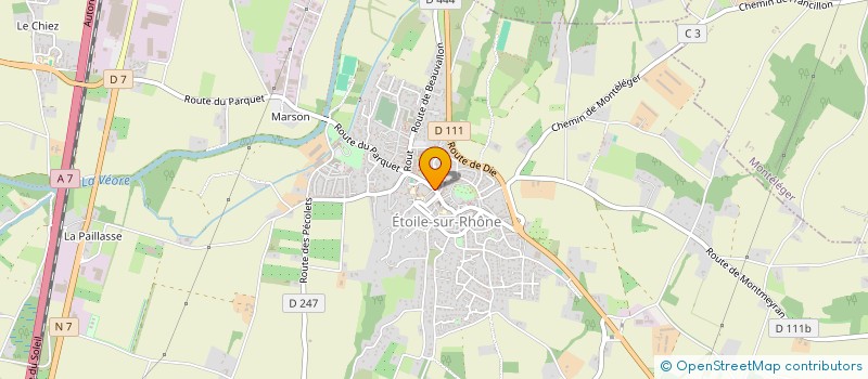 localisation de l'entreprise MONSIEUR ALAIN VAUCLARE  PORTES-LES-VALENCE
