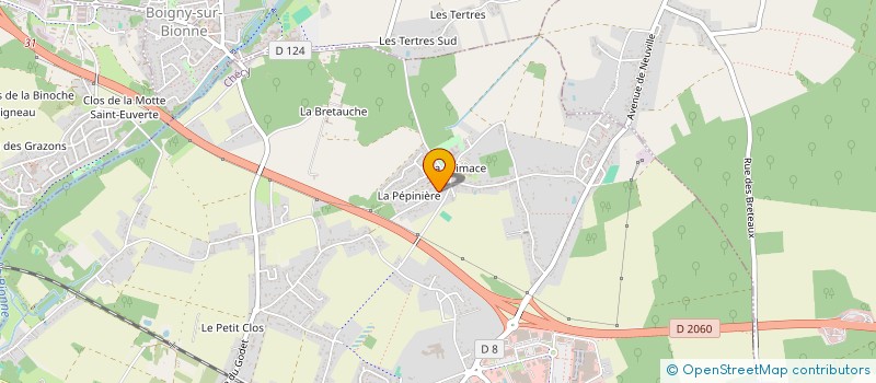 localisation de l'entreprise MONSIEUR ALAIN VAUTARD à CHECY