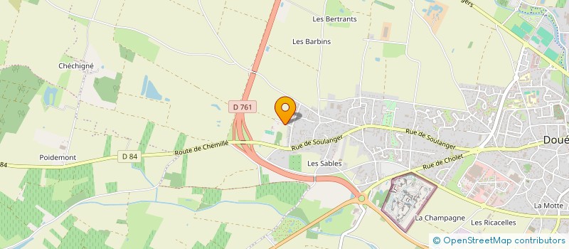 localisation de l'entreprise MONSIEUR ALAIN VAUVERT à DOUE-EN-ANJOU