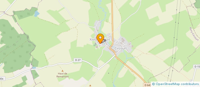 localisation de l'entreprise MONSIEUR ALAIN VEINANTE  XIVRY-CIRCOURT