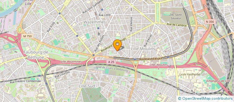 localisation de l'entreprise MONSIEUR ALAIN VENANT à LILLE