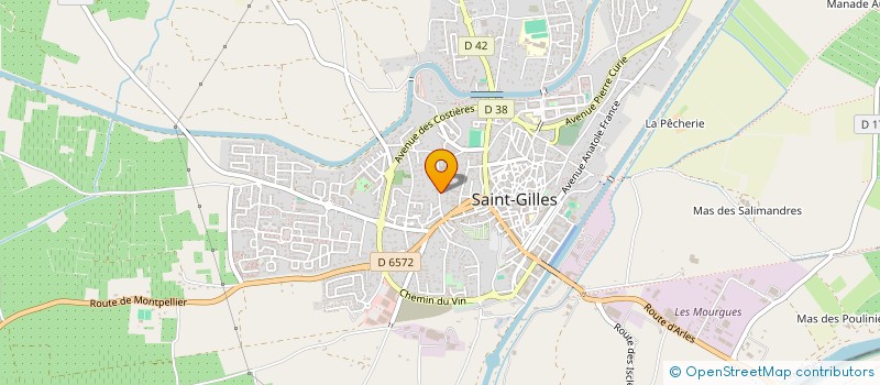 localisation de l'entreprise MONSIEUR ALAIN VENEL  SAINT-GILLES
