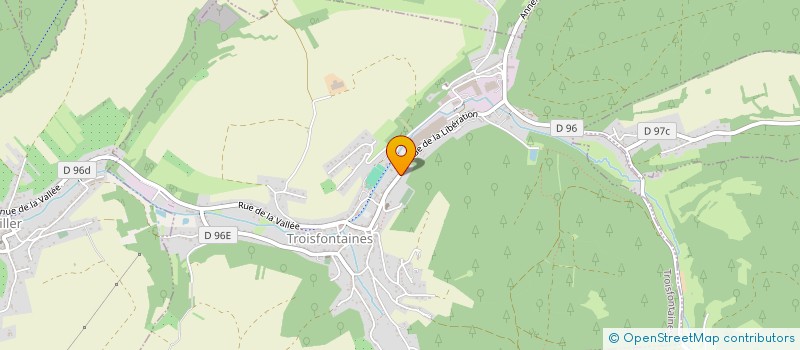localisation de l'entreprise MONSIEUR ALAIN VENIER  TROISFONTAINES