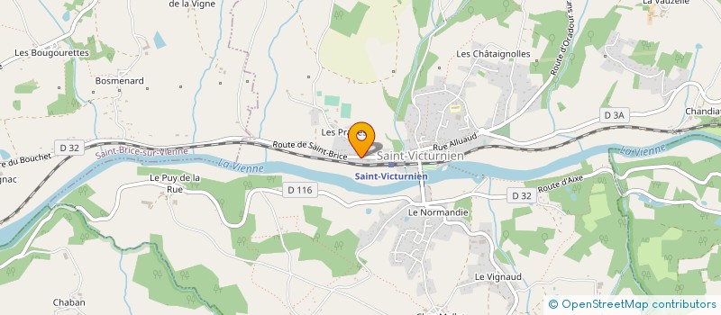 localisation de l'entreprise MONSIEUR ALAIN VENLA à SAINT-VICTURNIEN