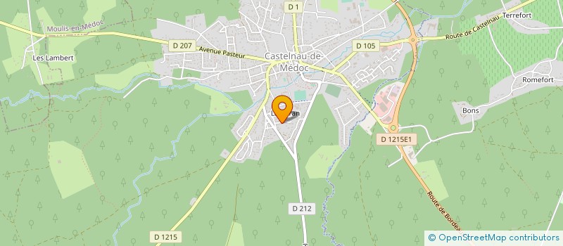 localisation de l'entreprise MONSIEUR ALAIN VERDIER à CASTELNAU-DE-MEDOC