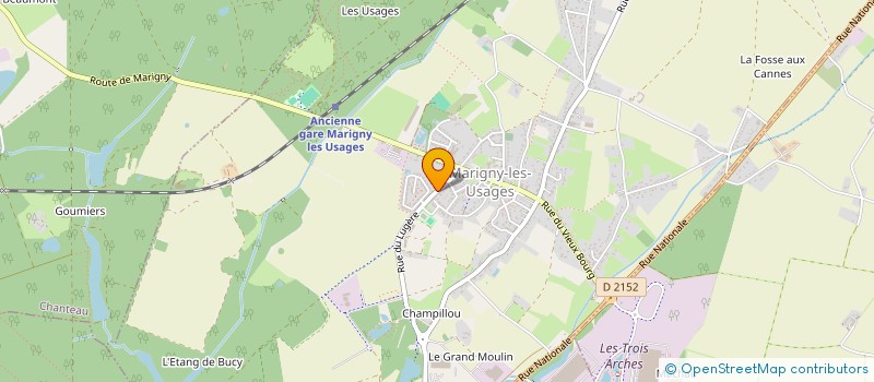 localisation de l'entreprise MONSIEUR ALAIN VERGE à MARIGNY-LES-USAGES