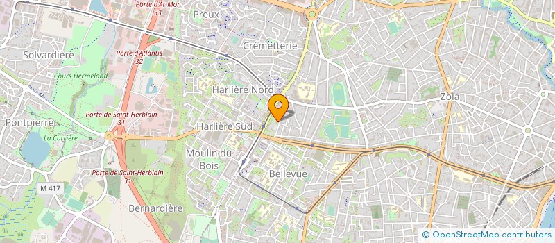 localisation de l'entreprise MONSIEUR ALAIN VERGER à NANTES