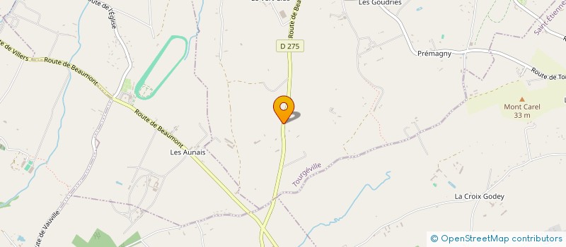 localisation de l'entreprise MONSIEUR ALAIN VERMEIL  TOURGEVILLE