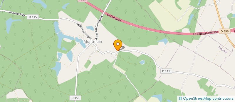 localisation de l'entreprise MONSIEUR ALAIN VERMOREL  MONTMAIN