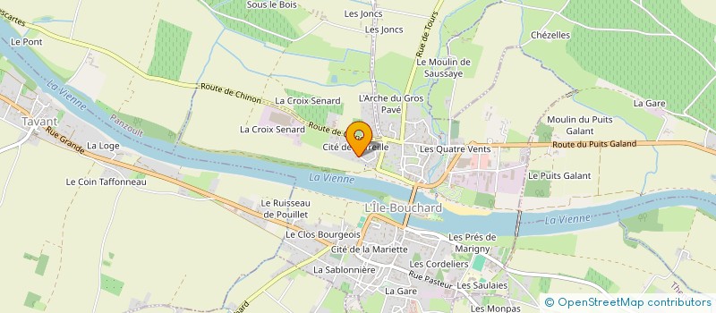localisation de l'entreprise MONSIEUR ALAIN VERNA à L'ILE-BOUCHARD