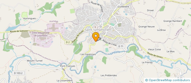 localisation de l'entreprise MONSIEUR ALAIN VERNAY  POMEYS