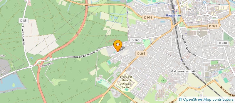 localisation de l'entreprise MONSIEUR ALAIN VERNEYRE  HAGUENAU