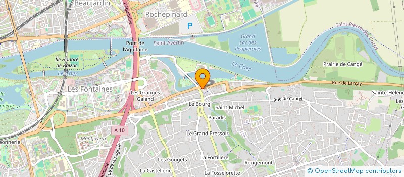 localisation de l'entreprise MONSIEUR ALAIN VERNUDACHI  SAINT-AVERTIN