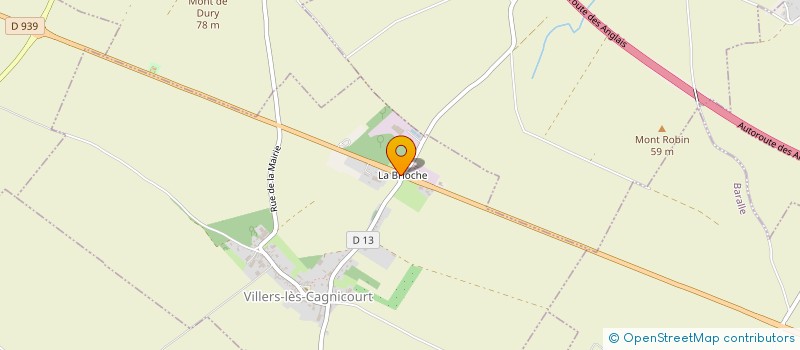 localisation de l'entreprise MONSIEUR ALAIN VERSTICHEL  VILLERS-LES-CAGNICOURT