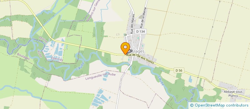 localisation de l'entreprise MONSIEUR ALAIN VERVAECK  BOULAGES