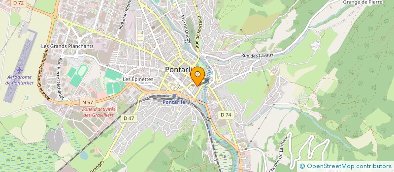 localisation de l'entreprise MONSIEUR ALAIN VEUVE à PONTARLIER