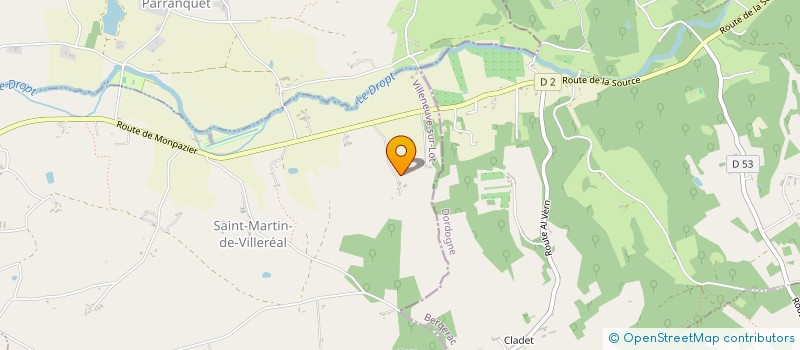 localisation de l'entreprise MONSIEUR ALAIN VEYRET  SAINT-MARTIN-DE-VILLEREAL