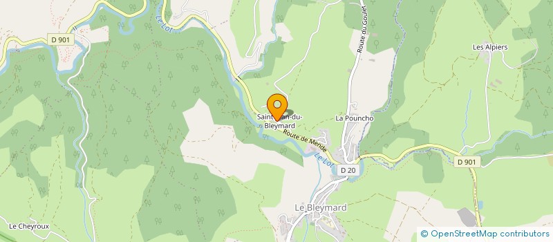 localisation de l'entreprise MONSIEUR ALAIN VEYRUNES à MONT LOZERE ET GOULET