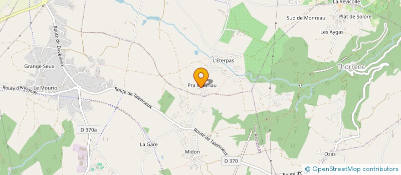 localisation de l'entreprise MONSIEUR ALAIN VIALETTE  VERNOSC-LES-ANNONAY