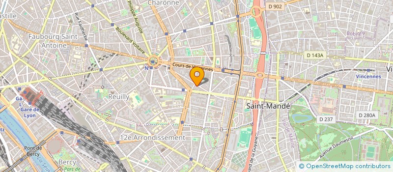 localisation de l'entreprise MONSIEUR ALAIN VIALLARD à PARIS