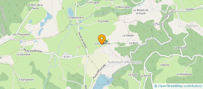 localisation de l'entreprise MONSIEUR ALAIN VIALLE  SAINTE-AGATHE