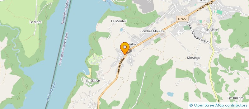localisation de l'entreprise MONSIEUR ALAIN VIALLEIX à LANOBRE