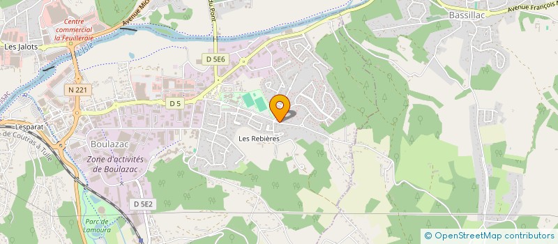 localisation de l'entreprise MONSIEUR ALAIN VIAUD  BOULAZAC ISLE MANOIRE