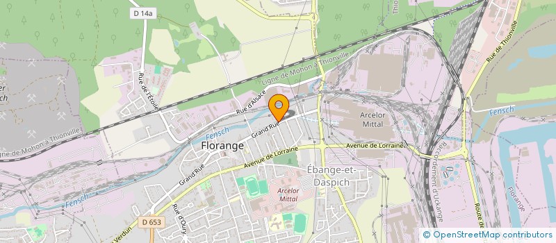 localisation de l'entreprise MONSIEUR ALAIN VICAIRE  FLORANGE