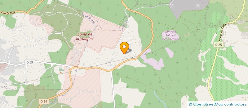 localisation de l'entreprise MONSIEUR ALAIN VIDAL  LA MOTTE