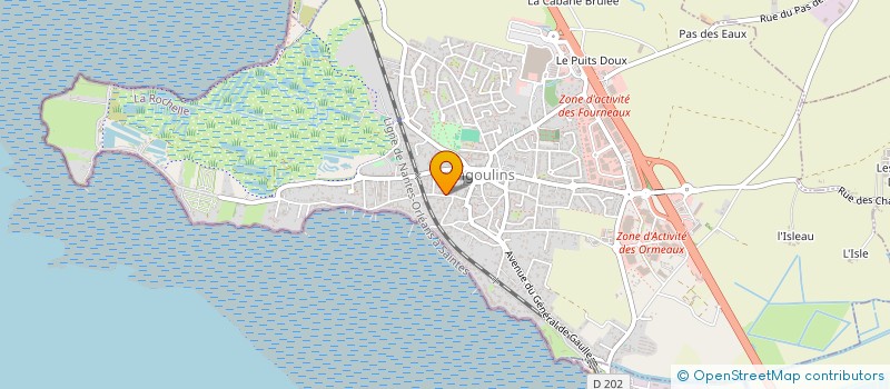 localisation de l'entreprise MONSIEUR ALAIN VIDAL  ANGOULINS