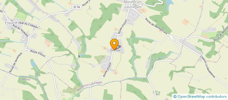 localisation de l'entreprise MONSIEUR ALAIN VIDONI  MONTBRUN-LAURAGAIS