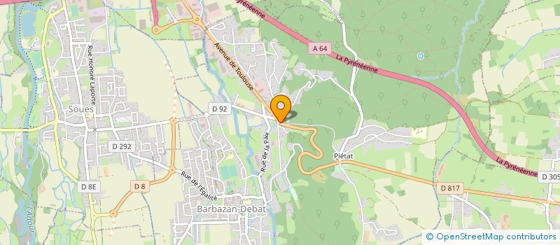 localisation de l'entreprise MONSIEUR ALAIN VIDOU  ANGOS