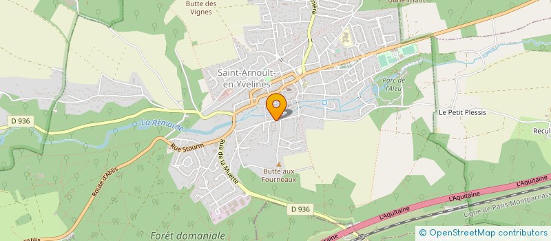 localisation de l'entreprise MONSIEUR ALAIN VIDRIL à SAINT-ARNOULT-EN-YVELINES