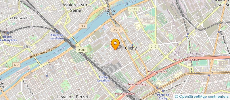localisation de l'entreprise MONSIEUR ALAIN VIERRE à CLICHY