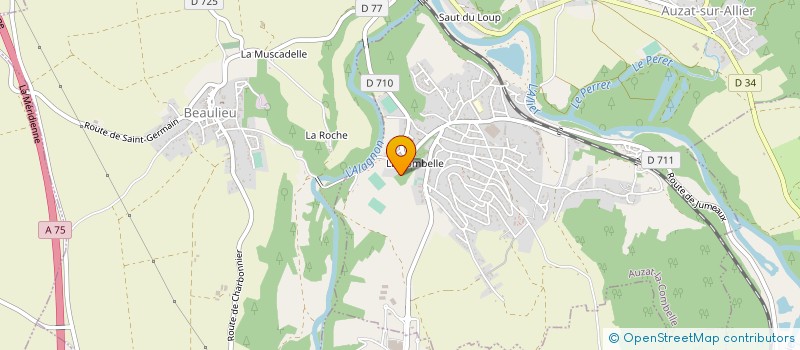 localisation de l'entreprise MONSIEUR ALAIN VIGANOTTI  AUZAT-LA-COMBELLE