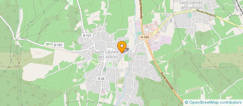 localisation de l'entreprise MONSIEUR ALAIN VIGNAL  SAINT-LAURENT-DES-ARBRES