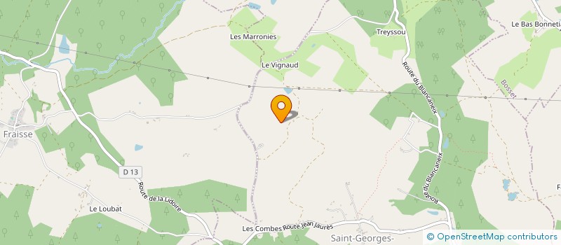 localisation de l'entreprise MONSIEUR ALAIN VIGNE  GINESTET