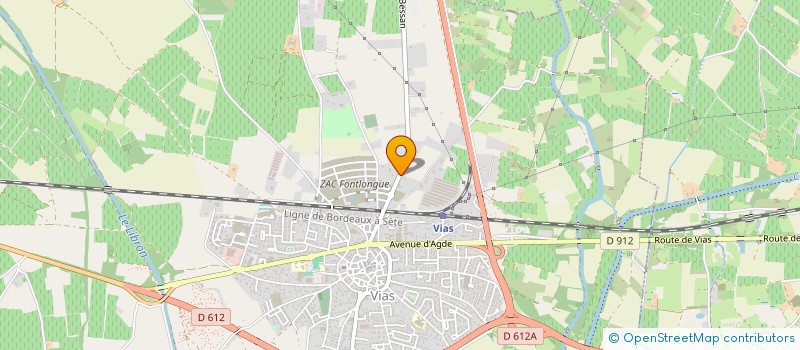 localisation de l'entreprise MONSIEUR ALAIN VIGNEAU à VIAS