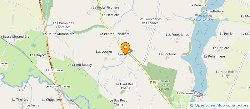 localisation de l'entreprise MONSIEUR ALAIN VIGNEAU  VITRE