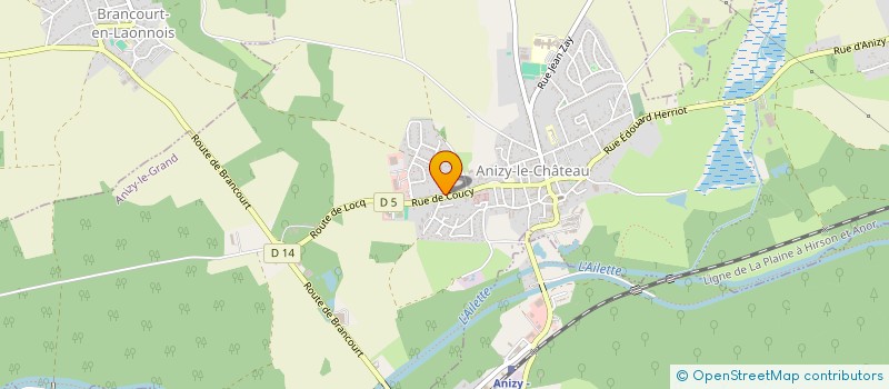 localisation de l'entreprise MONSIEUR ALAIN VIGNETTE à ANIZY-LE-GRAND
