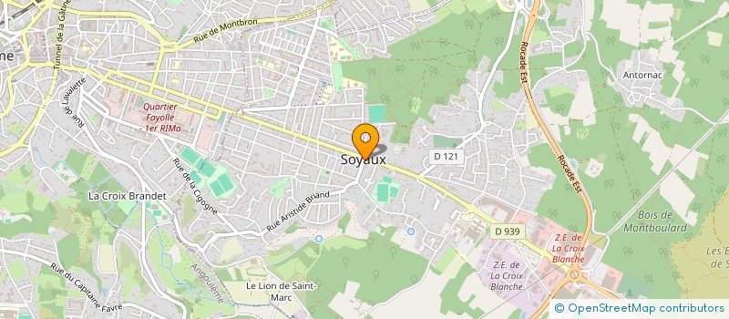 localisation de l'entreprise MONSIEUR ALAIN VIGNEULLE  SOYAUX