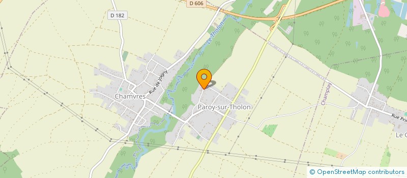 localisation de l'entreprise MONSIEUR ALAIN VIGNOT à PAROY-SUR-THOLON
